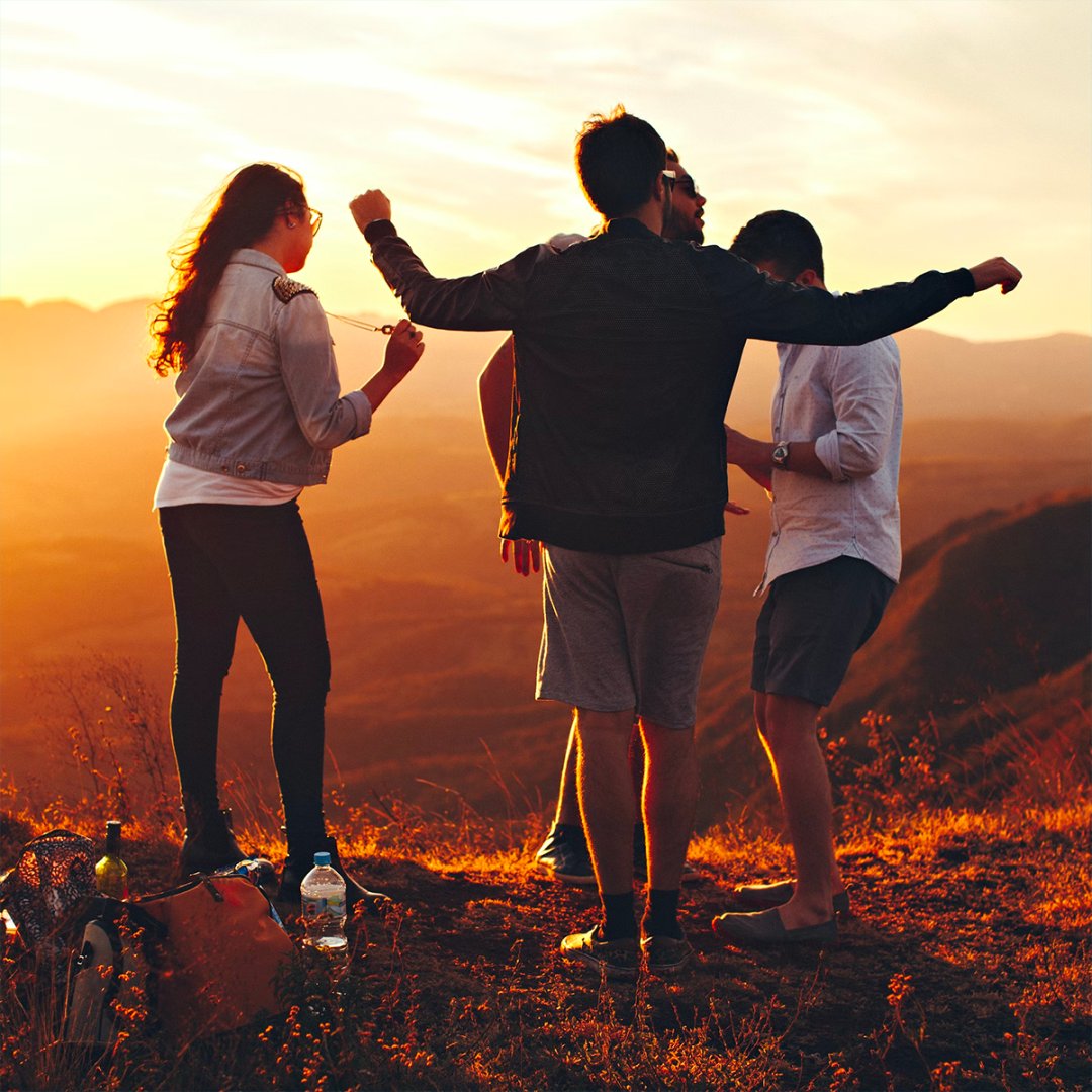 At Green Monké, we've developed a special technology to capture the essence of what makes a sunset so chill.

We take this energy and plant it into every single can so that the chill vibes never end.