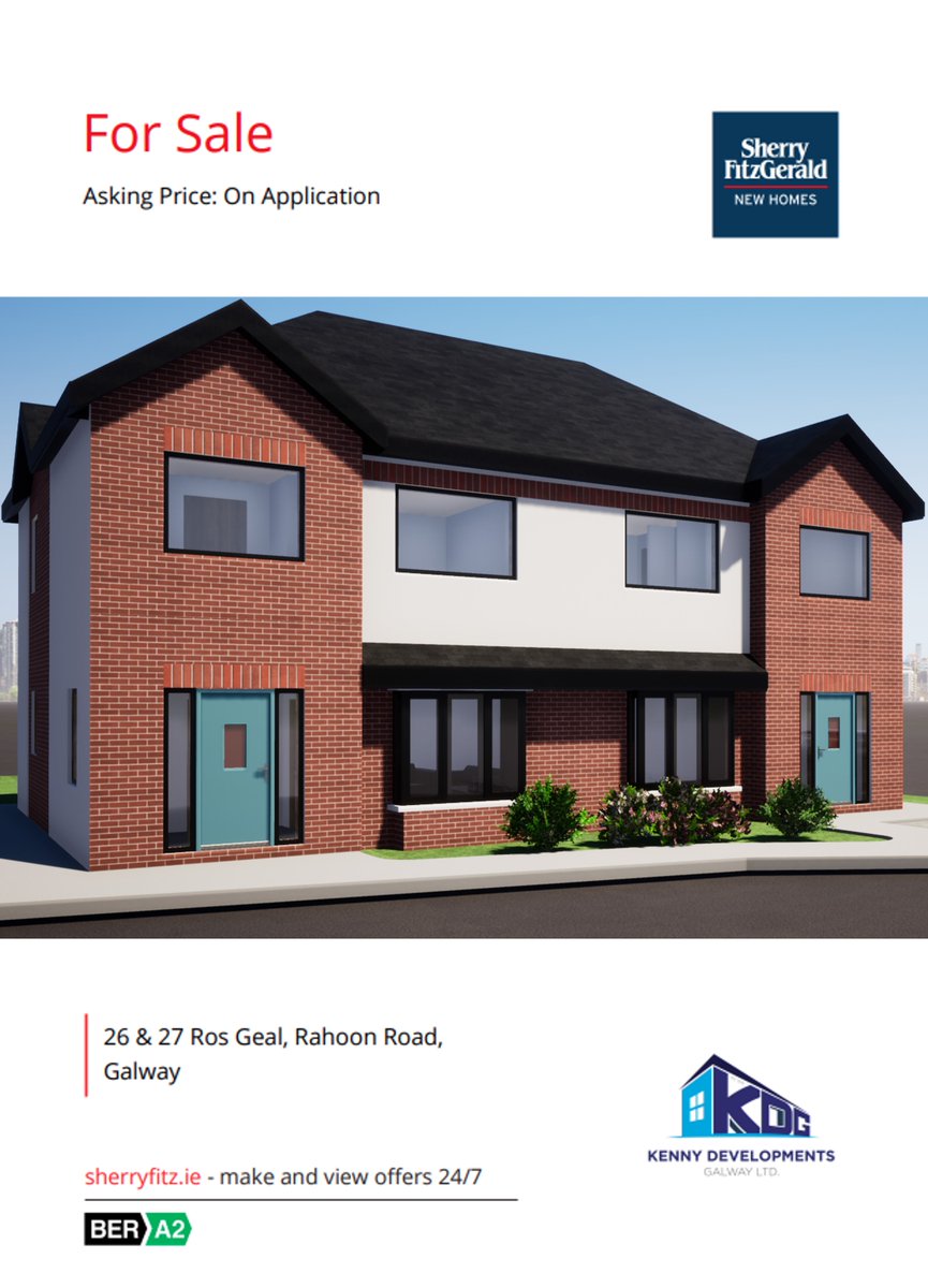Galway_Races's tweet photo. 🏡SPONSORSHIP
👏Special thank you to one of ours sponsors on next Mondays race card, 'Kenny Developments Galway' for their support to Irish Racing &amp; The Galway Races. 
🧐Looking for a beautiful new home in Galway? Check this out ⤵️ @Sherry_Fitz https://t.co/2NN5BcDvB9