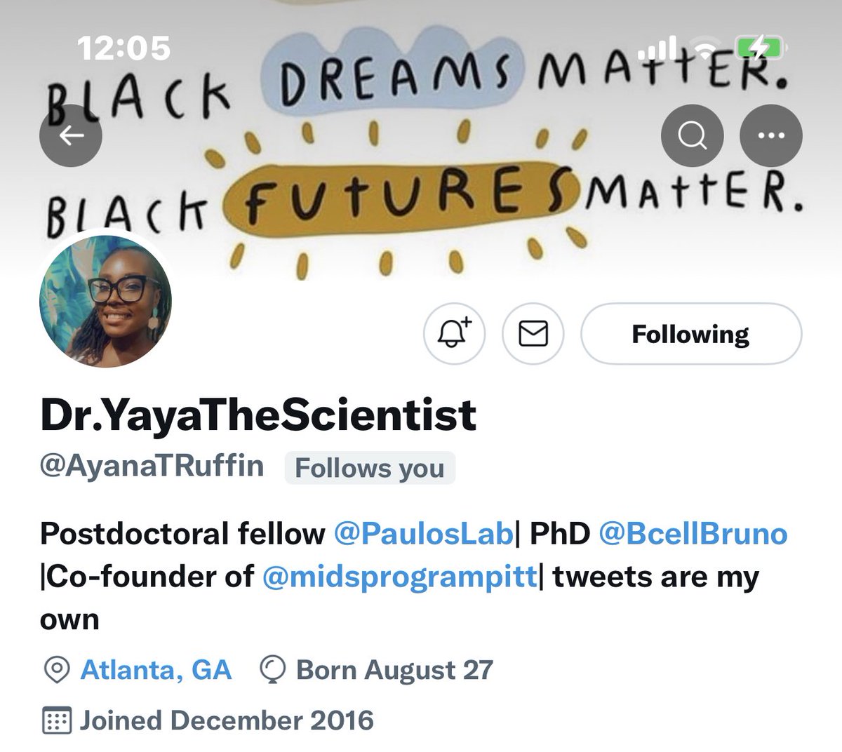 Chrystal Paulos (@chrystal_paulos) on Twitter photo The <a href="/PaulosLab/">Paulos Lab</a> is VERY thrilled to welcome our #gamechanger postdoc fellow <a href="/AyanaTRuffin/">Dr.YayaTheScientist</a> to <a href="/EmoryUniversity/">Emory University</a> <a href="/WinshipAtEmory/">Winship Cancer Institute of Emory University</a>! The <a href="/PaulosLab/">Paulos Lab</a> is VERY thrilled to welcome our #gamechanger postdoc fellow <a href="/AyanaTRuffin/">Dr.YayaTheScientist</a> to <a href="/EmoryUniversity/">Emory University</a> <a href="/WinshipAtEmory/">Winship Cancer Institute of Emory University</a>!
