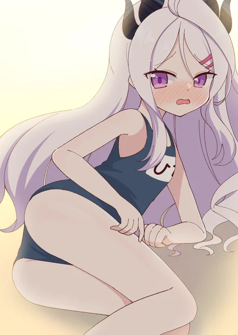 水着ヒナ楽しみ#ブルアカイラスト部 #블루아카이브 
