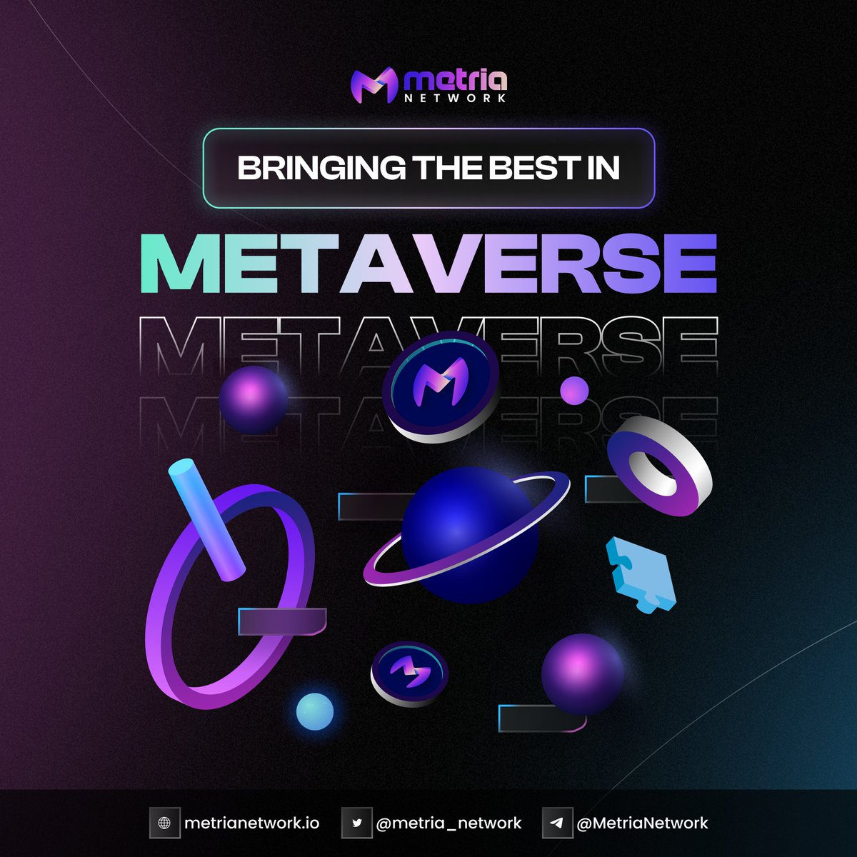 ⛓Did you know that <a href="/metria_network/">Metria Network</a>’s cross-chain bridging capabilities extends to support even cross-chain #NFT transfers!🤝

🚀Get ready to experience a whole new world w/in the #Metaverse! 

💫Move your assets across different metaverses and experience web3 without limits!