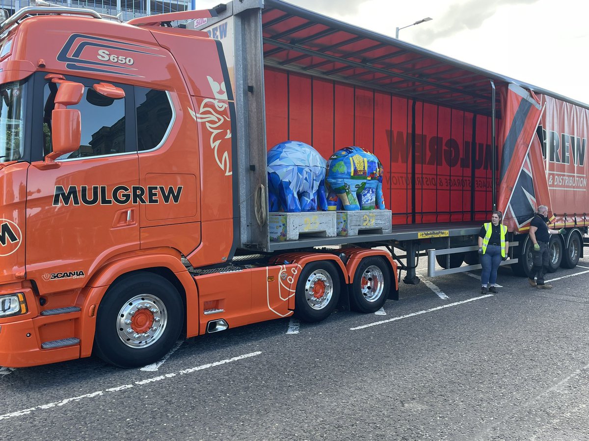A huge thanks to are partner <a href="/mulgrewhaulage/">Mulgrew Haulage Ltd</a> for assisting again in moving the <a href="/ElmerBelfast/">ElmerBelfast</a> to their new home. <a href="/nichildrenshosp/">Northern Ireland Children’s Hospice</a> <a href="/NIHospice/">NI Hospice</a> @FLYNNbuilding