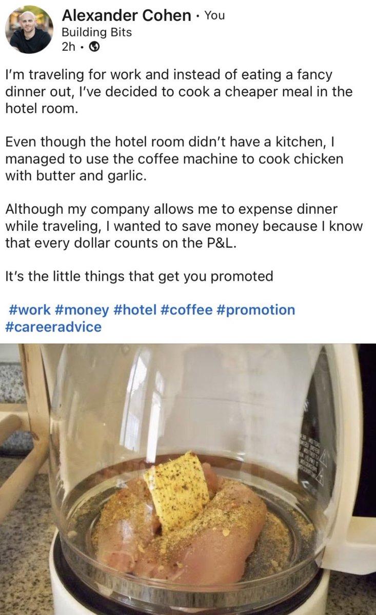 LinkedinFlex's tweet photo. Excellent career advice from @anothercohen https://t.co/NmpXQg1yen