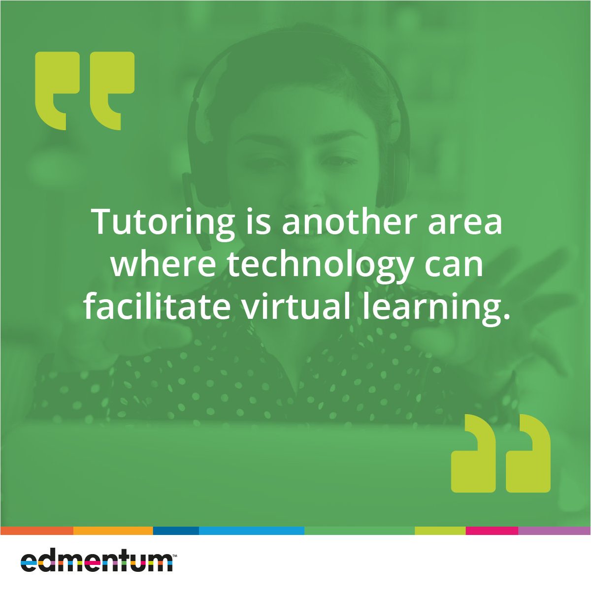 edmentum's tweet image. &quot;Given the shortage of educators, tutors included, technology allows schools to share human capital across [geographical] lines.&quot;

Find out more about how tutoring can support student success in our #virtuallearning whitepaper: bit.ly/3JY4IKd

#qualityvirtuallearning