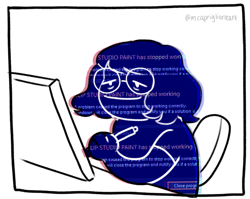 artist.exe has stopped working 