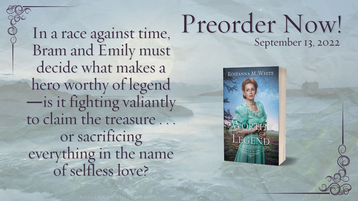 tsazspoll's tweet photo. Do you like treasure hunts? Are you ready for a new #adventure? Go check this one out! #WorthyofLegend #amreading #newbook @roseannamwhite @bethany_house https://t.co/6fX7KOU71v #bhpfiction #sneakpeek https://t.co/ZBEBodbumW