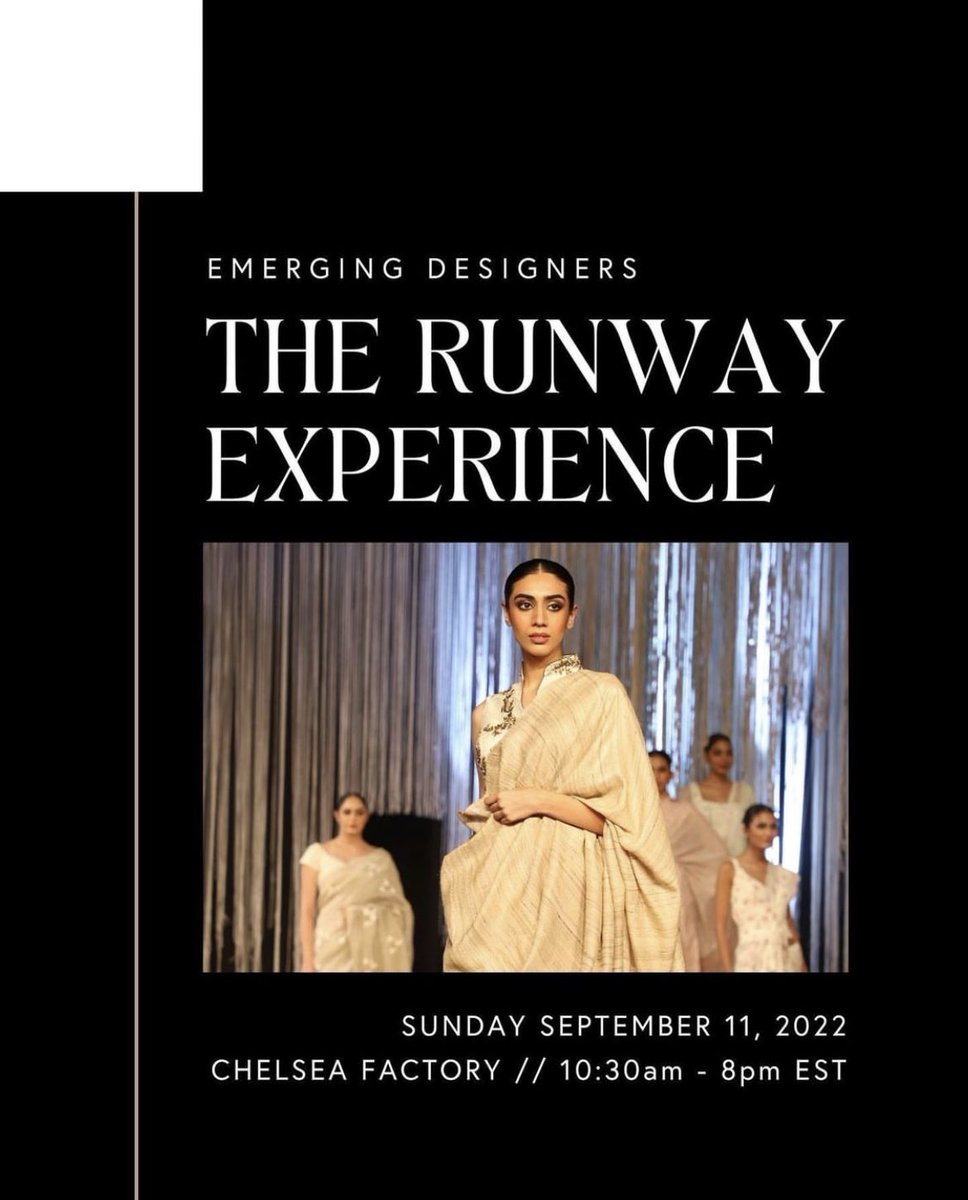 SANYFW x The Runway Experience - check out the Emerging Designers showcasing at #sanyfw: instagram.com/p/Ch72KiSpHB3/…

#southasianfashion