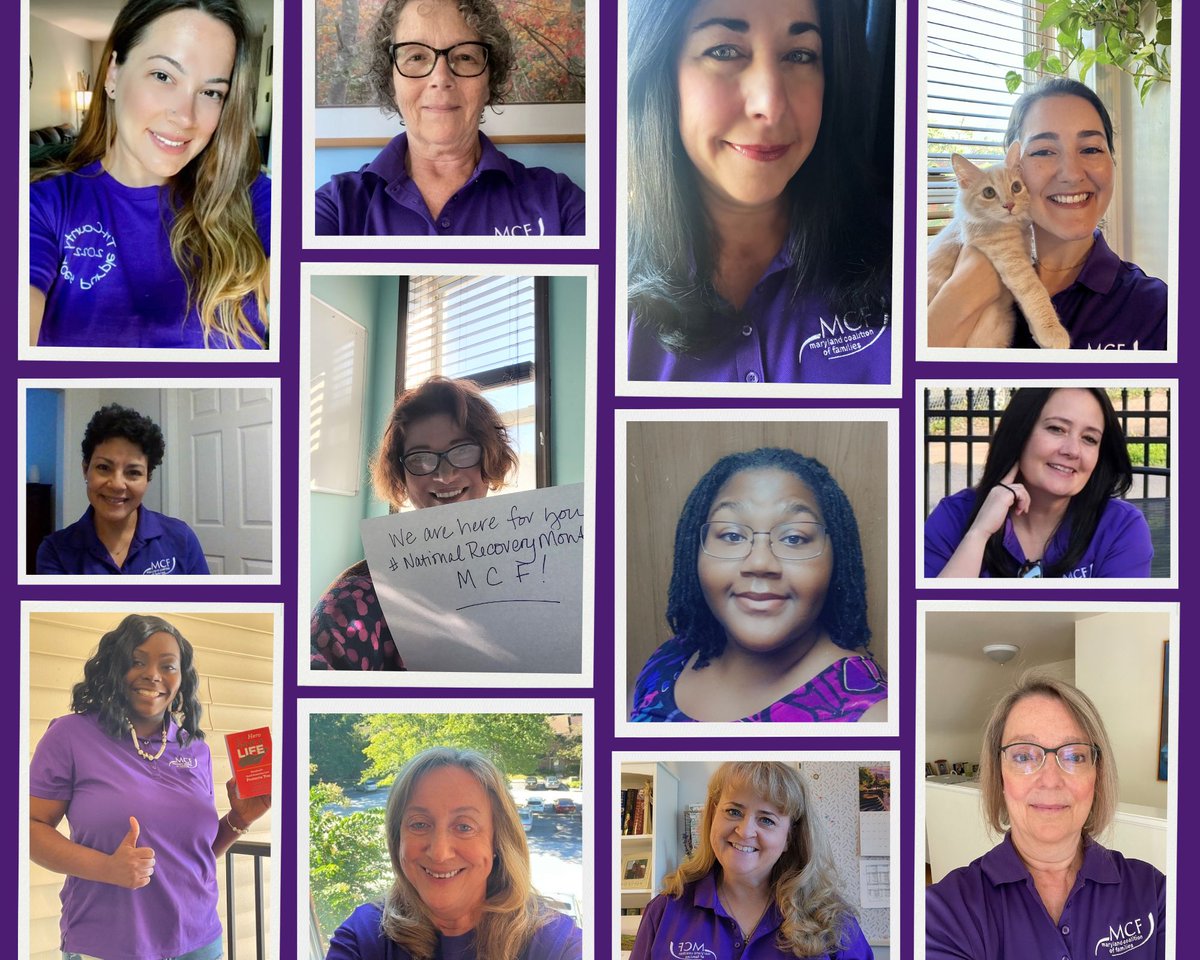 MCF Goes Purple for Recovery Month! Our staff have gone all out to wear their purple in support of all those in recovery, and the family and friends who support them in their journey! #recoverymonth
