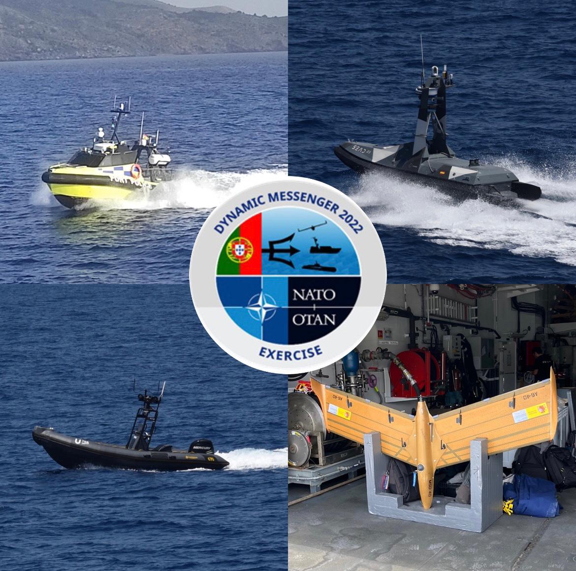 Armada_esp's tweet photo. El #P45Audaz continúa adiestrándose y preparándose para el ejercicio "Dynamic Messenger 22" #DYMS22 que tendrá lugar en septiembre, y en el que el buque integrará hasta 4 vehículos no tripulados.
#SomosLaArmada🇪🇦⚓ https://t.co/9rBYTbhiJh