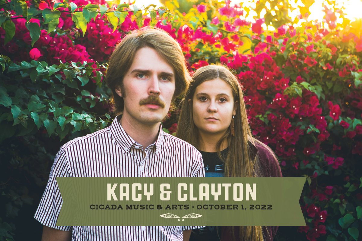 We're excited to announce the addition of @kacyandclayton to the lineup for #Cicada2022! They'll be bringing their folk country inspired sound on the road with @TheSadies this Fall, including Oct 1 in #StCatharines! Get your tickets: bit.ly/3aZq3pm