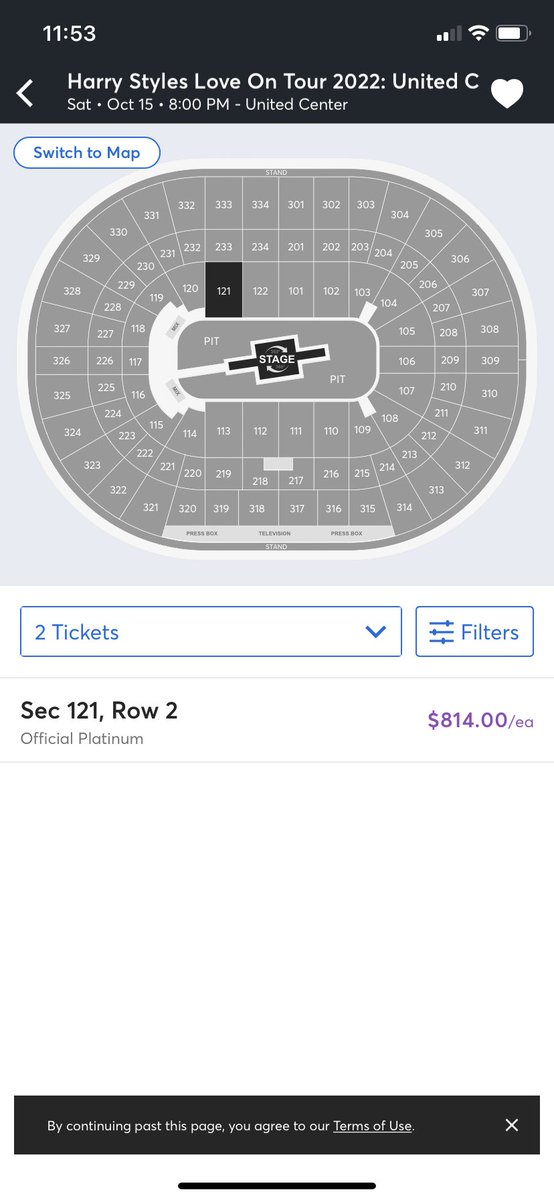HalfBritBerk's tweet photo. #5 in the queue and got in before 11am and @Ticketmaster pulled this shit. No HS Chicago 10/15 for little old me 🙃 https://t.co/Slvkihma6r