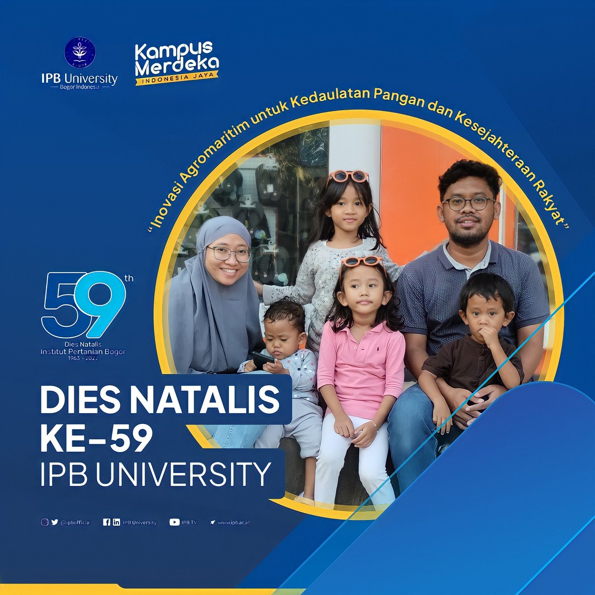 Achsanto's tweet photo. Dirgahayu IPB University", Harapan anak-anak kami, Semoga kami segera Lulus 😂😂😂🙏🏻🙏🏻🙏🏻 #DiesNatalis59IPB https://t.co/EMmtFFUNS5