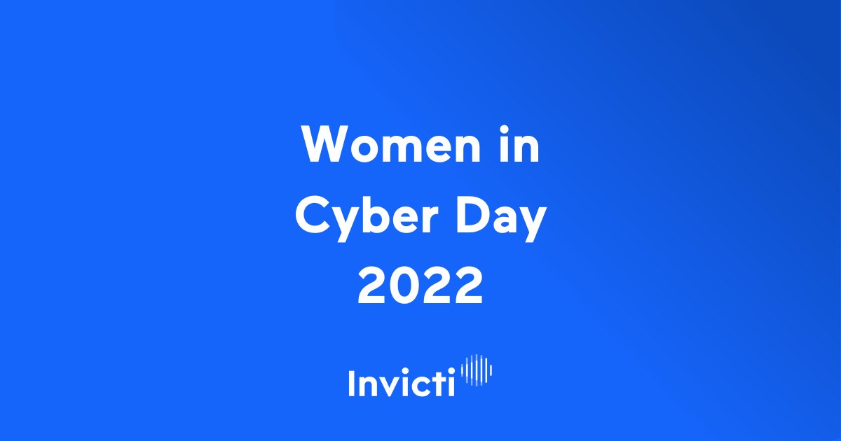 KateBachmanPR's tweet photo. To celebrate #InternationalWomenInCyberDay, I'm sharing advice from @InvictiSecurity's  own leaders geared towards women looking to get started in #cybersecurity. 🙌

Do you have any advice to add? Let me know below! #TipTheScale https://t.co/89epgyxyGH