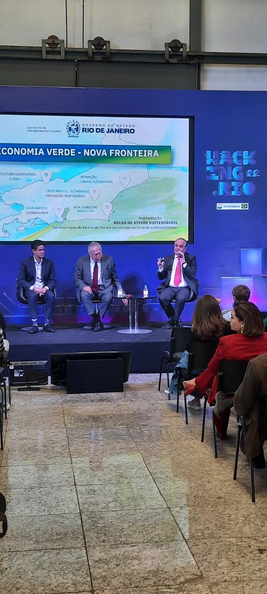 hacking_rio's tweet photo. Painel "Bolsa verde Nasdaq no Rio e créditos de Carbono"
Bruno Aranha (Dir. De Crédito produtivo e Sociambiental BNDES)
Viviane Canhão Coelho (Petrobras)
Paulo Protasio (Pres. CISBRA) https://t.co/ocofhWPRJB