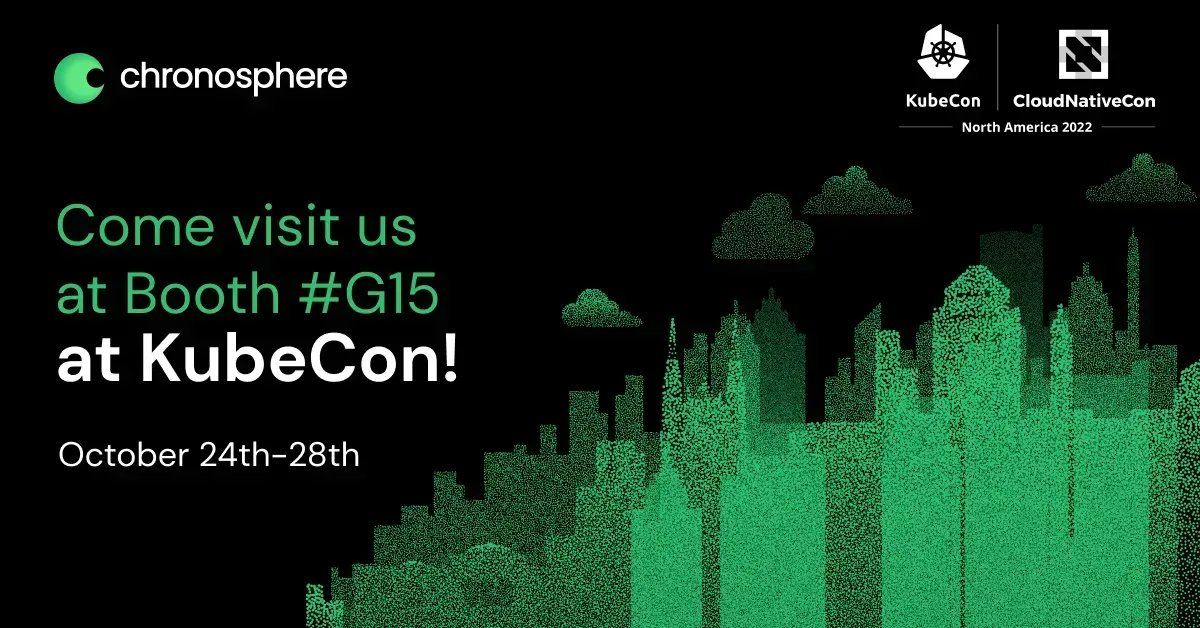 chronosphereio's tweet photo. Chronosphere is excited to announce that we're a Sponsor at #KubeCon + #CloudNativeCon NA 2022! It's going to be an action-packed week in #Detroit from October 24th-28th. Check out all of the activities that we're up to that week: https://t.co/PbKTOKS4vc https://t.co/1LVJP9R7uo