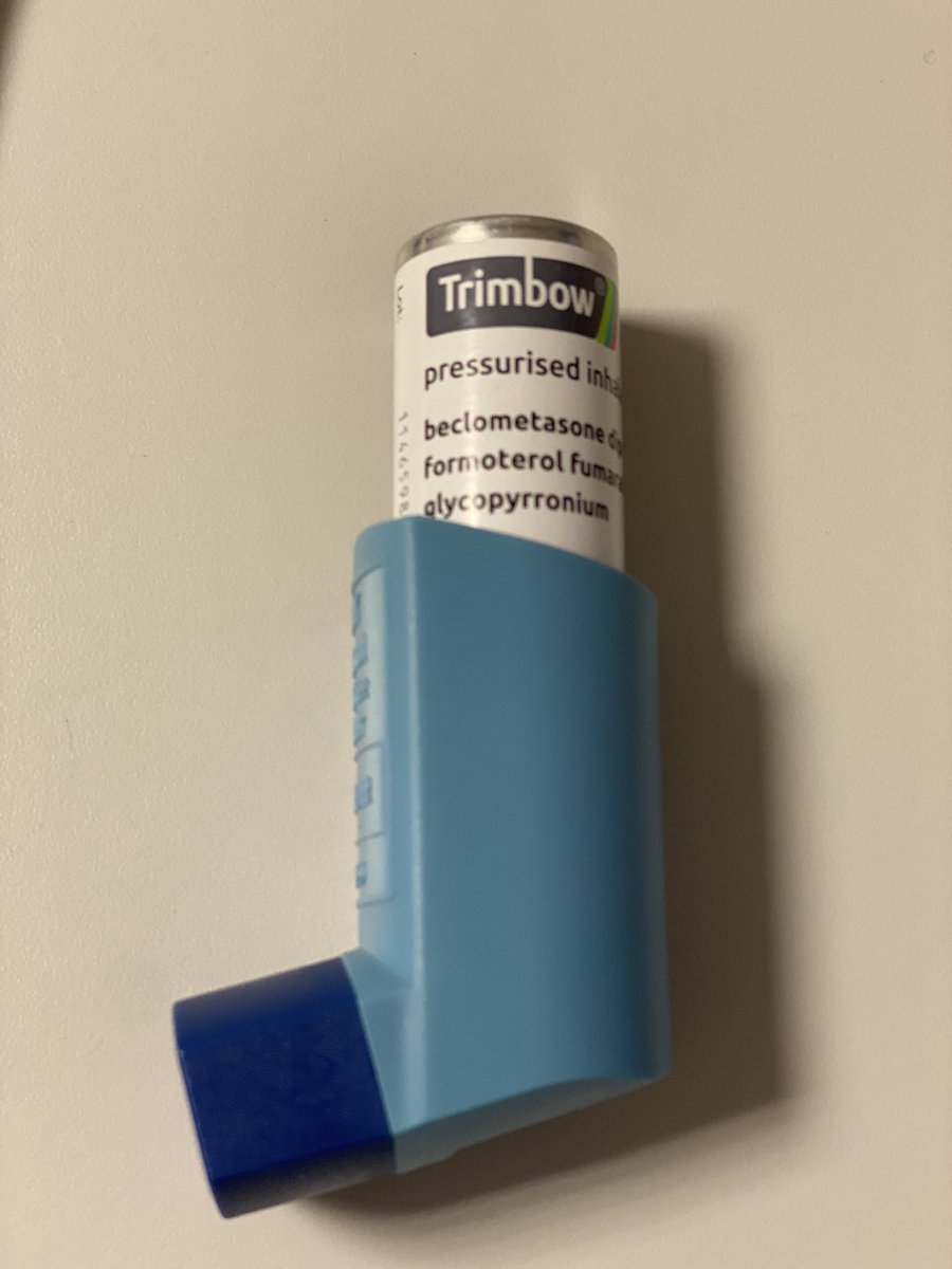 This is why our team ALWAYS checks our patient’s inhalers… The patient was using as a reliever, with eosinophils in their boots. #RespEd