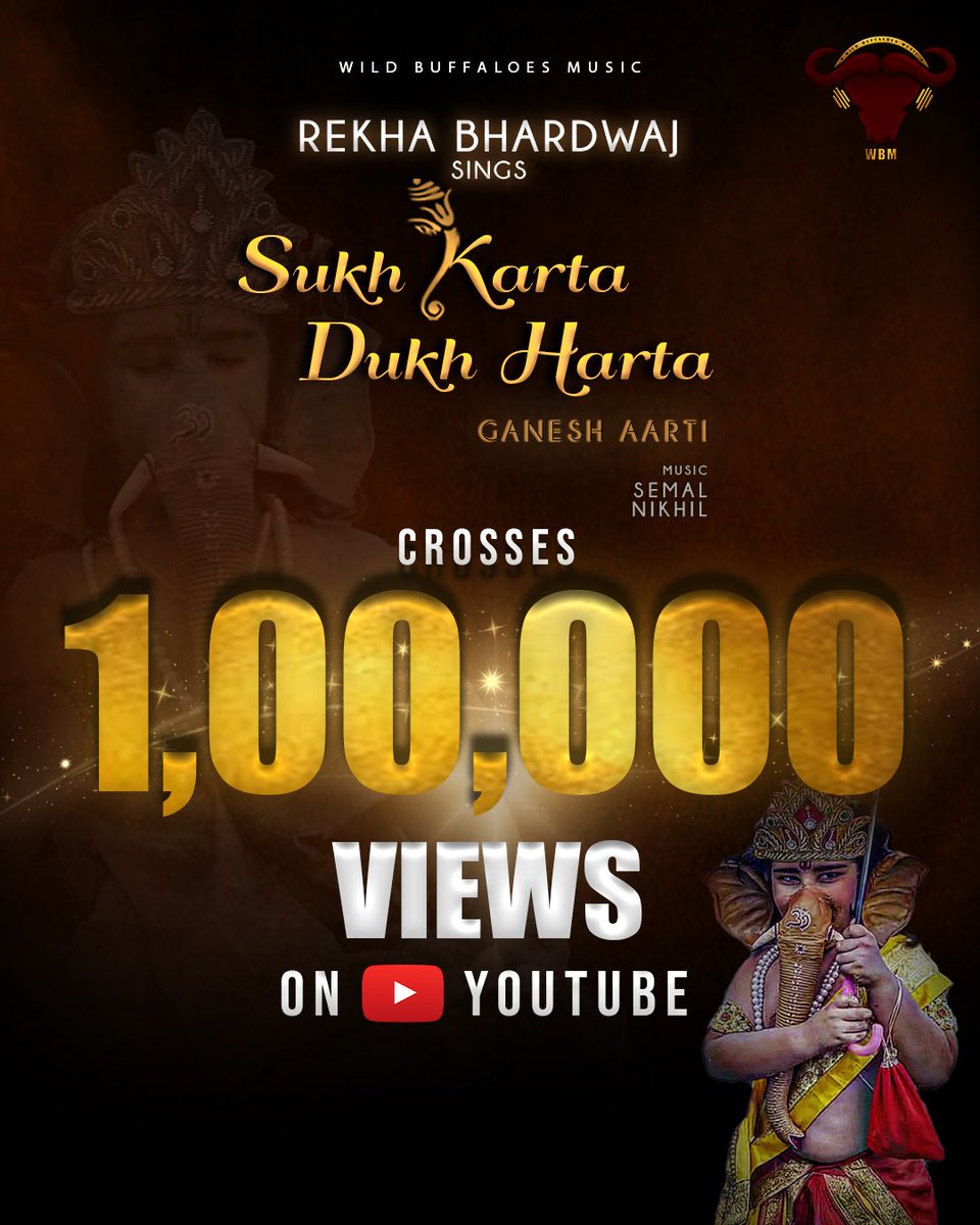 WildBuffaloesM's tweet photo. Your love and support has overwhelmed us. 1 lakh views in less than a week on our first ever release! 

We are grateful for your support and we hope you enjoy all that we have to bring to you! 

Stay tuned for some exciting new releases, amazing contests and much more! https://t.co/uchPDOvGTz