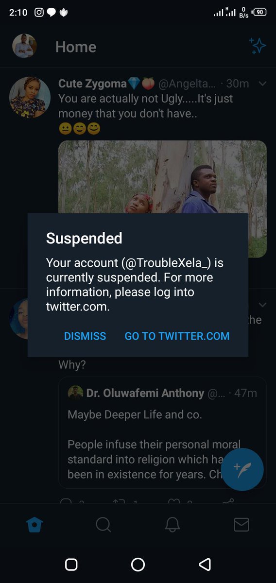 Oluwadeco_'s tweet photo. The most important thing is that i'm still alive and making 💵, I won't lie losing all these accounts is so painful but we move, lastly if u run m@d under my tweet, I will block ur ass straight up, meeting one on one for a fight is better than having my account suspended again 🙏 https://t.co/OYhsnRExTw