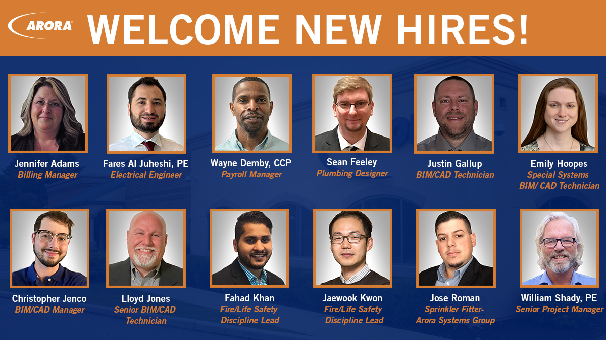 aroraengineers's tweet photo. We are proud to welcome our newest professionals to the #Arora family! We are excited to have you all on the team and looking forward to working with you! To learn more, click here: https://t.co/4yii23w5nJ

#LifeatArora #NewHires #RethinkingInfrastructure #Engineering https://t.co/JzsNHFkLCq