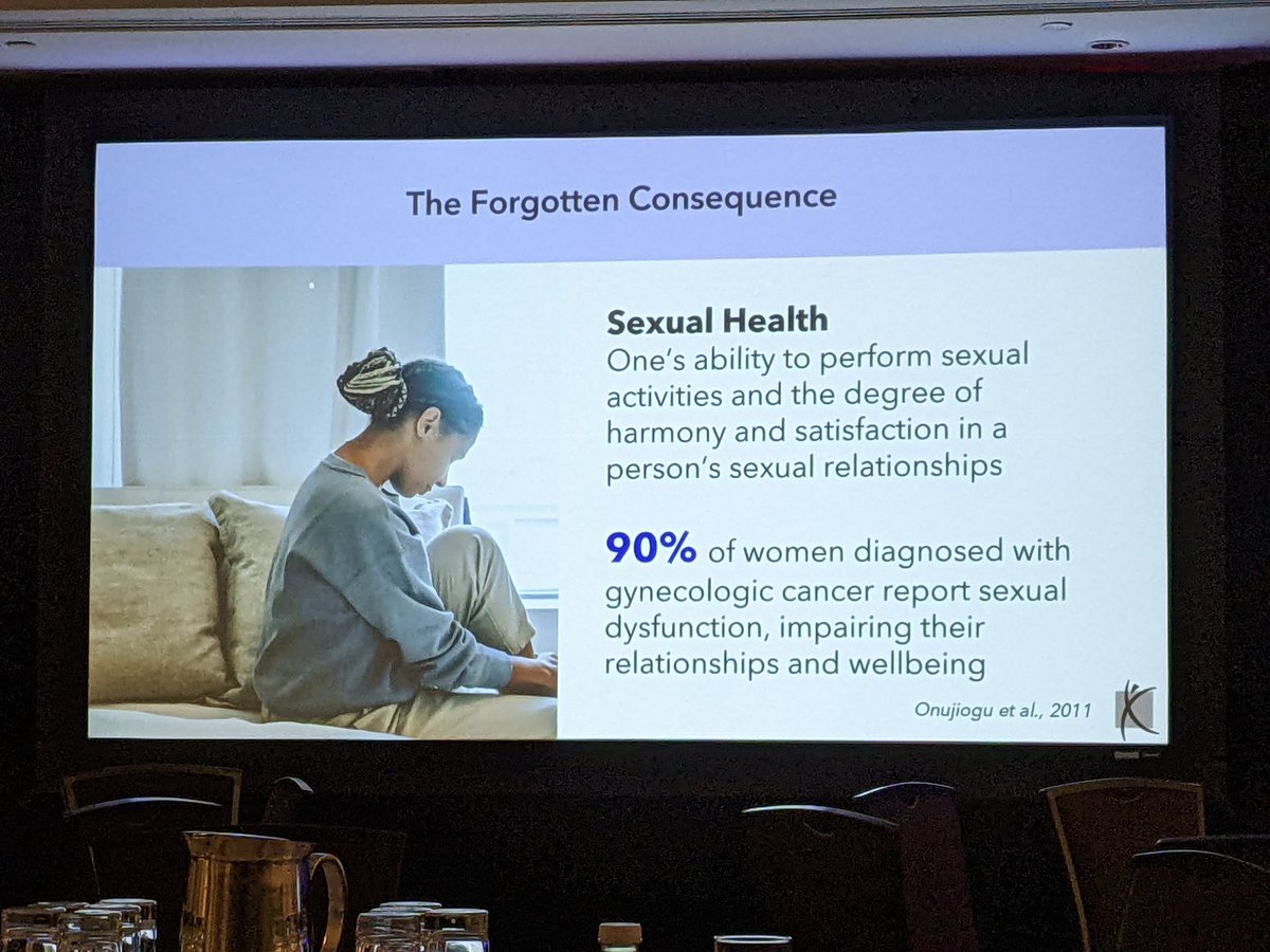 nicolerutko's tweet photo. The brilliant and lovely @JensonPrice2 presents on body image and sexual health in gynecological cancer survivors at #IPOS2022, an important and neglected topic #cancer #survivorship https://t.co/WxkxIJcgIP