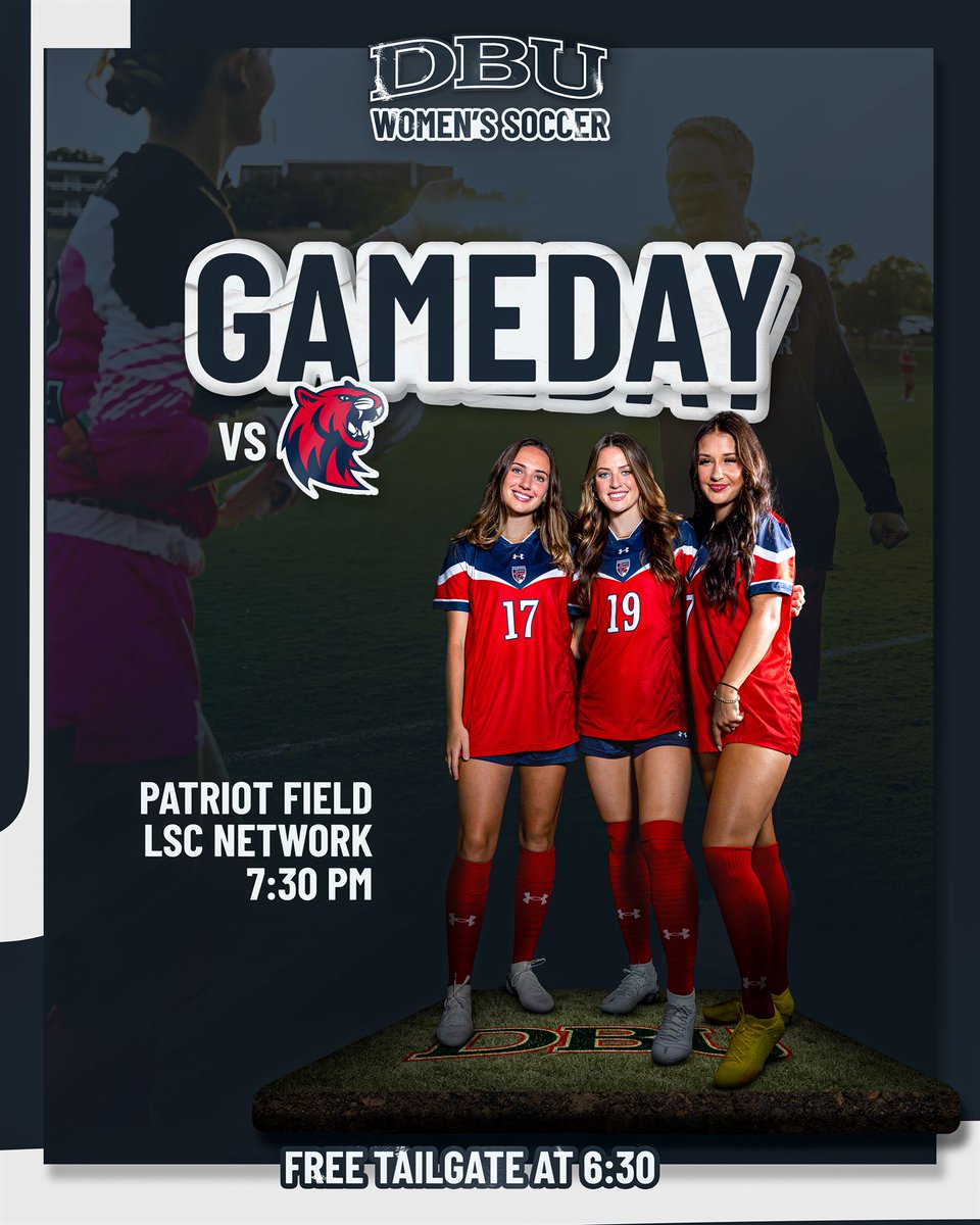 Our home opener is here 🎉🏠 Come an hour early for a free tailgate, food, games, and giveaways!

🆚: Rogers State
🏟: Patriot Field
🕢: 7:30 PM
📺: bit.ly/3AFRNbD