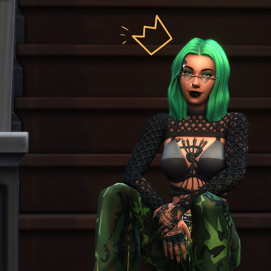 LesSims's tweet photo. Félicitations à @Carosimsunivers qui remporte notre challenge 😎🎸💚 #UnSimTroisEmojis avec sa rockeuse en herbe !

Merci pour toutes vos participations et à très vite pour de nouveaux challenges ✨ https://t.co/N5ehAxrawC