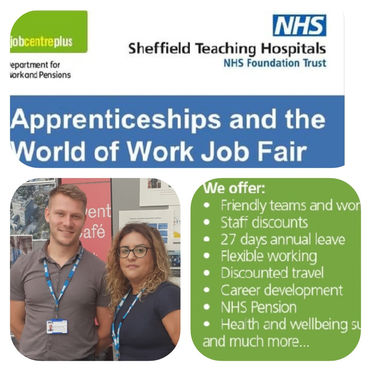 karenpr89651815's tweet photo. Sheffield Hospitals #Abrilliantplacetowork Thankyou to our dedicated Learning and Development team supporting the world of work. #proudtocare
Interested please visit NHS Jobs and start your career. https://t.co/p7W8FnHMjV