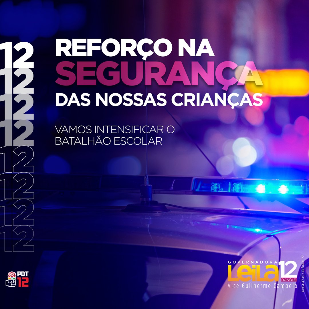 leiladovolei's tweet photo. Nossa visão de prosperidade é a construção de um DF onde as famílias possam deixar seus filhos na escola sabendo que eles estarão em #segurança. Vamos ampliar o Batalhão Escolar, além da contratação de mais seguranças noturnos e porteiros para as escolas. #TimeLeila https://t.co/iM4cUTe0jB