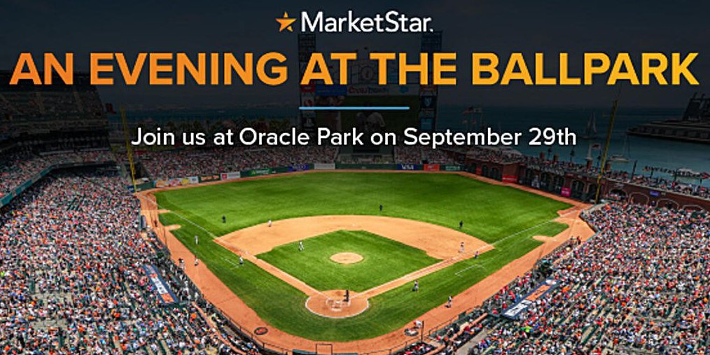 MarketStar's tweet photo. We're heading back to San Francisco for our annual baseball event on 9/29. After a two year hiatus, it'll be great to finally see clients and new friends in person. Reach out to our team to RSVP https://t.co/HDoVhMVvlm
#cloudsales #adsales https://t.co/blVlCCyCMp