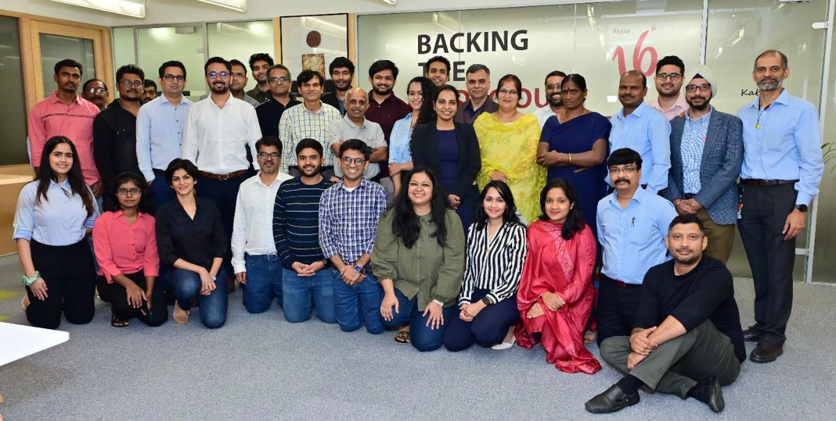 Chiratae Ventures (@chirataevc) on Twitter photo 01-09-2022 - Foundation Day
Chiratae Ventures turned 16 today!
Chiratae team in the office celebrating this milestone.
#happy16 #teamchiratae
<a href="/sudhirksethi/">Sudhir Sethi</a> <a href="/tcmsundaram/">TCM Sundaram</a> <a href="/ranjith_menon/">Ranjith Menon</a> <a href="/venkypeddi/">Venkatesh Peddi</a> <a href="/amishdedhia/">Amish</a> <a href="/MkJulka/">Mandeep Julka</a> <a href="/VinuthaKadayam8/">Vinutha Venkataraman</a> <a href="/Kailash_nath/">Kailash nath</a> <a href="/_TanviD/">Tanvi Dubey</a> <a href="/anoopnmenon/">Anoop</a> 01-09-2022 - Foundation Day
Chiratae Ventures turned 16 today!
Chiratae team in the office celebrating this milestone.
#happy16 #teamchiratae
<a href="/sudhirksethi/">Sudhir Sethi</a> <a href="/tcmsundaram/">TCM Sundaram</a> <a href="/ranjith_menon/">Ranjith Menon</a> <a href="/venkypeddi/">Venkatesh Peddi</a> <a href="/amishdedhia/">Amish</a> <a href="/MkJulka/">Mandeep Julka</a> <a href="/VinuthaKadayam8/">Vinutha Venkataraman</a> <a href="/Kailash_nath/">Kailash nath</a> <a href="/_TanviD/">Tanvi Dubey</a> <a href="/anoopnmenon/">Anoop</a>
