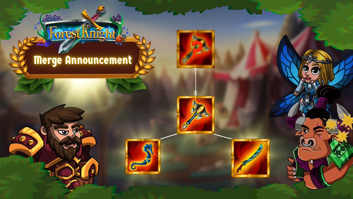 ForestKnight_io's tweet photo. Greetings, honorable Knights!

Forest Knight is excited to announce the upcoming launch of NFT merging!

Want to know how you can merge your own exclusive NFTs? Read the blog below:
https://t.co/2jPCxoX5do

#playtoown #blockchaingame #forestknight #NFTs https://t.co/gNBmO0Nrxc