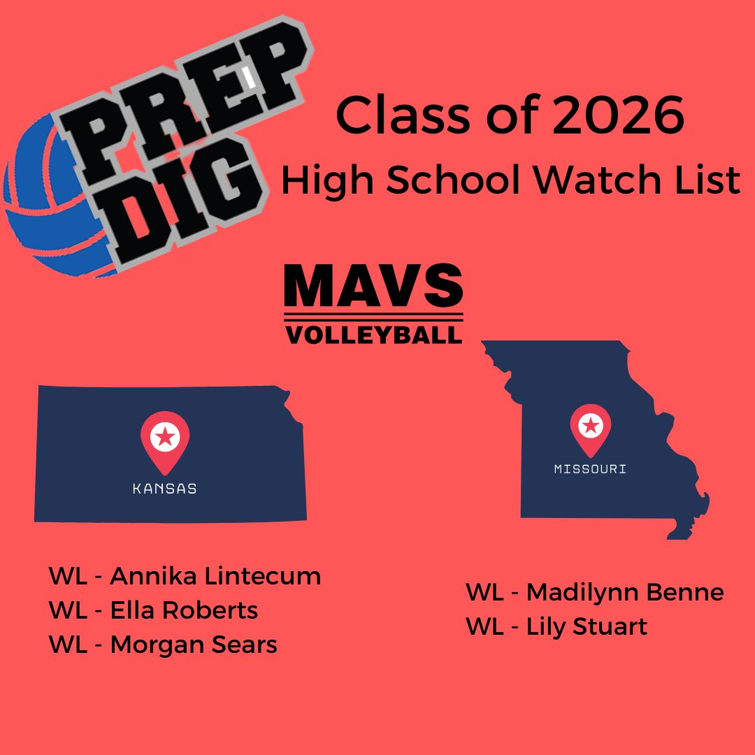 ‼️UPDATED‼️
⭐️Can you dig it?! ⭐️ Check out the @prepdig Top 150 High School Rankings and Watch List for <a href="/mavskc/">David Gentile</a> and @mavs816volleyball athletes! #mavsproud #gomavs #mavsfamilyonefamily #mfof <a href="/PrepDig/">Prep Dig 🏐</a>MO <a href="/PrepDigKS/">Prep Dig Kansas</a>