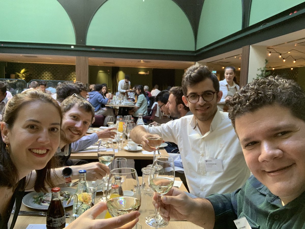 Celebrating the E2 Department Day - it is fantastic to get together after the longest time! The 4 of us are holding down the fort and missing the <a href="/ChalmersOpNet/">Optical Networks Unit</a> group members who couldn’t be here.