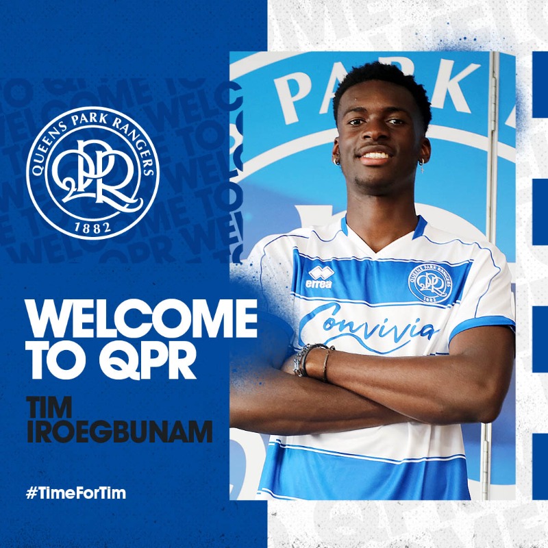 QPR's tweet photo. ✍️ Signing on Deadline Day for the season. 

Welcome from Villa, 𝗧𝗶𝗺 𝗜𝗿𝗼𝗲𝗴𝗯𝘂𝗻𝗮𝗺! 🦁

#QPR | #TimeForTim