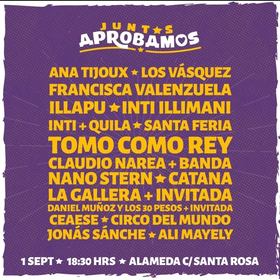 proviaprueba's tweet photo. Juntémonos en el cierre de campaña del #Apruebo hoy desde las 18:00 horas en Alameda con Santa Rosa‼️ A decir con alegría, baile y canto que queremos cambios para Chile, y que la Nueva Constitución es el camino para lograrlos.👏🙌
#AprueboProvidencia #AprueboNuevaConstitución https://t.co/6NSomwico1