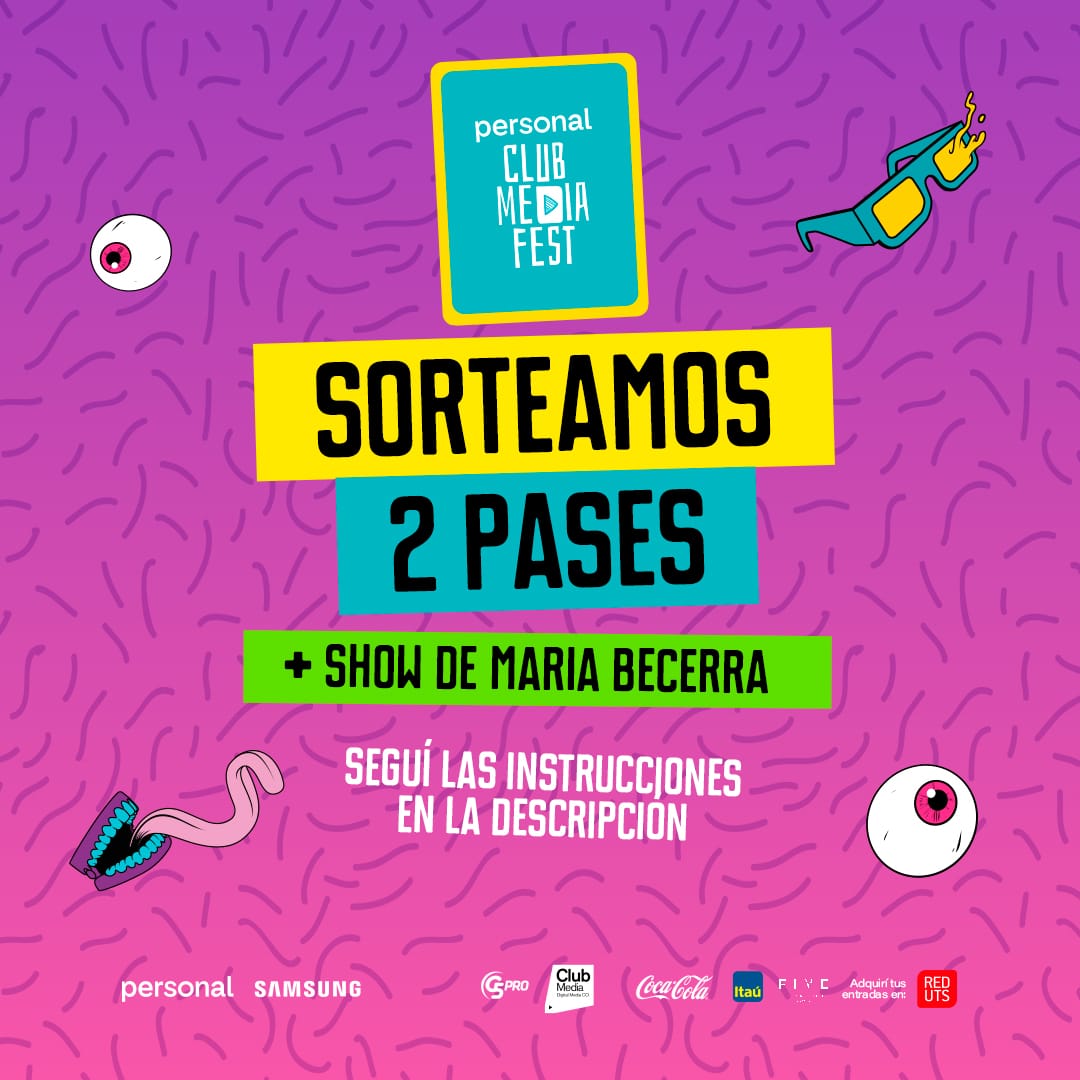 IESAFIFApy's tweet image. ¡Atención Paraguay! 🇵🇾

Sorteamos 2 entradas para Personal Club Media Fest del 3 de Septiembre 💥

Para participar:
✅ Seguí a @IESALatam, @PersonalCMF y @GoalsPlay
🔃 Dale RT
👬 Arrobá con quien querés ir.

¡Incluye show de Maria Becerra!🔥

📆 Sorteamos el viernes a las 20hs