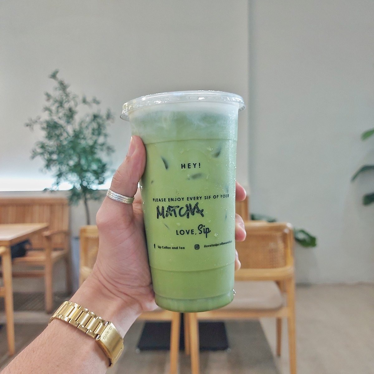 ggjozef1111's tweet photo. I love your Matcha drink Sip Cafè!😍😋
10/10.
Drink: Iced Matcha topped with Silky Mousse.
#SipCafe #cebu #cebuph #cebueats #matcha #drinkstagram #cafe https://t.co/16Mkp9wfqf