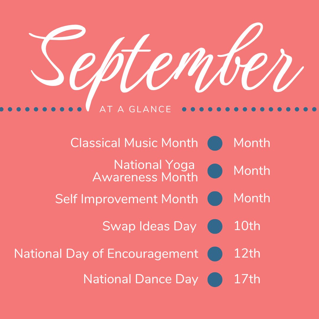 InTheLightsPR's tweet photo. We can't believe it's already September!

In need of some social media content inspiration?? Looking at the monthly &amp; daily holidays can spark ideas for new content!

Check out these ideas we found! #socialmediacontent #socialmediamanager #socialmediaideas https://t.co/AayjLbzrjt