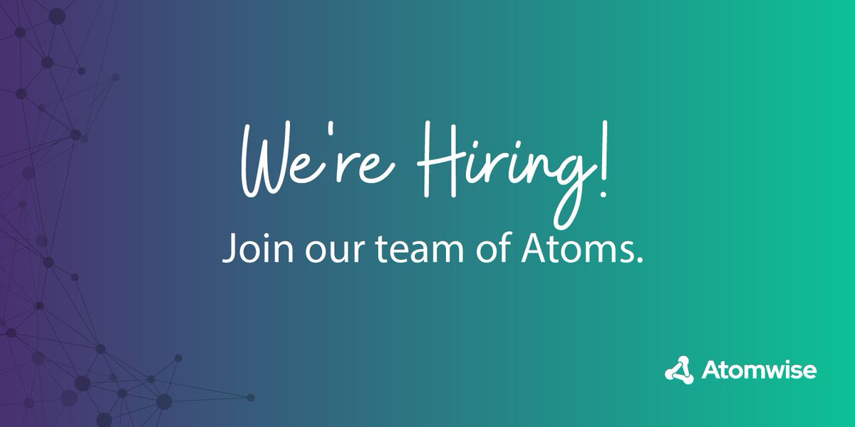 We foster an environment where Atoms are able to break through boundaries. ⚛️ Check out our open roles in #Biology, #ProjectManagement, #AllianceManagement and #BusinessDevelopment. ➡️ hubs.la/Q01lnVTg0 #hiring #pharma #biotech