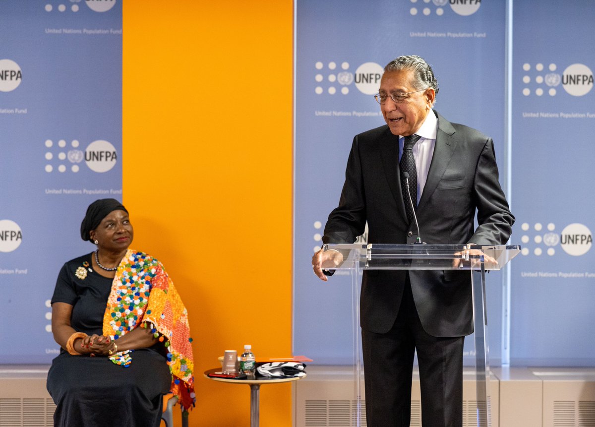Today, <a href="/UNFPA/">UNFPA</a> celebrated the life and legacy of former Executive Director Dr. Nafis Sadik, proud champion of choice and tireless advocate for women’s health, rights and empowerment.