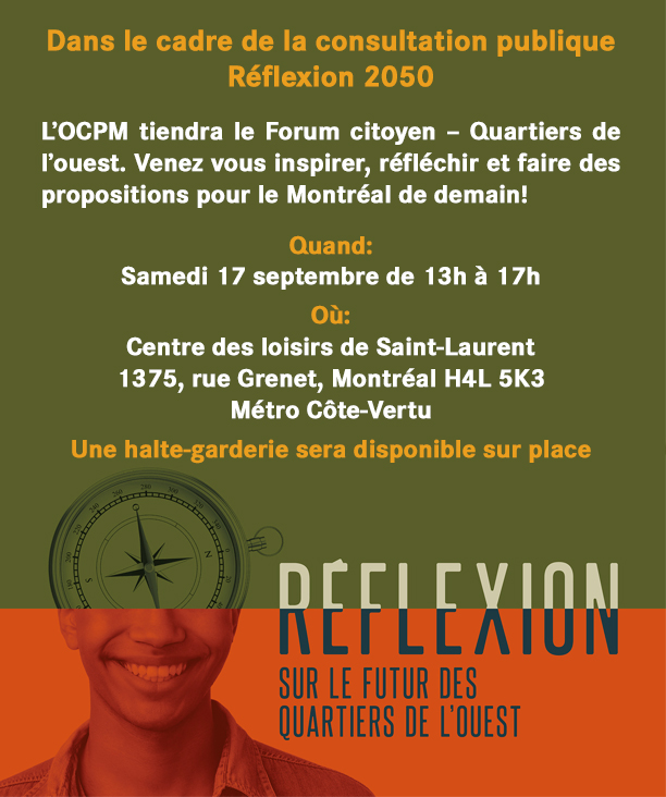 Réflexion 2050 | Forum des quartiers de l’ouest
ForumOuestInscriptions.eventbrite.ca