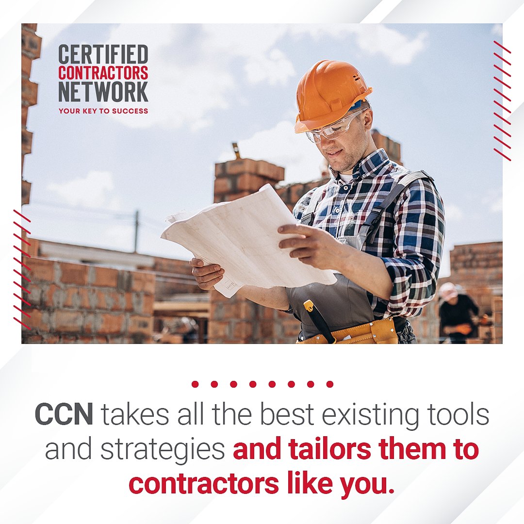 contractorsnet's tweet photo. Many people out there are telling you how to grow your business.

But it's all generic advice.

CCN takes all the best existing tools and strategies and tailors them to contractors like you.

Follow a proven contractor's blueprint and watch your business grow. https://t.co/wzjYdjqt9r