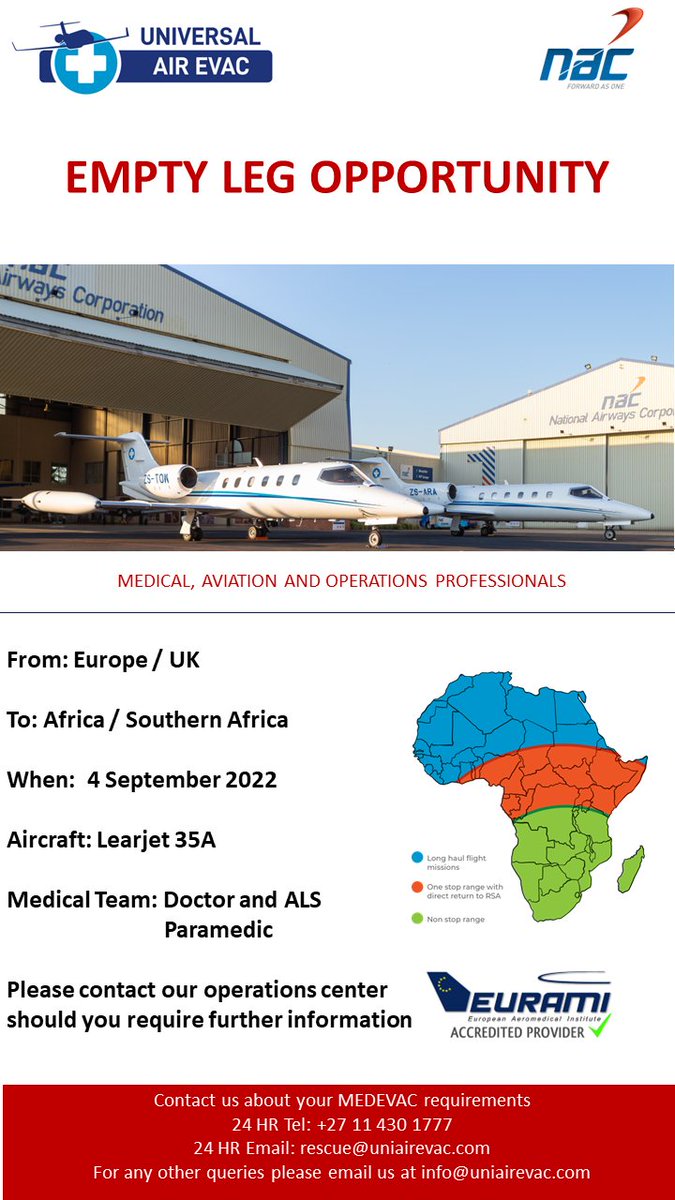 Universal Air Evac (@uniairevac) on Twitter photo 