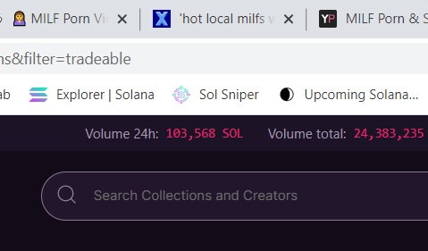 IcedKnife's tweet image. dude volume on sol nfts starting to look really bullish let's fucking go