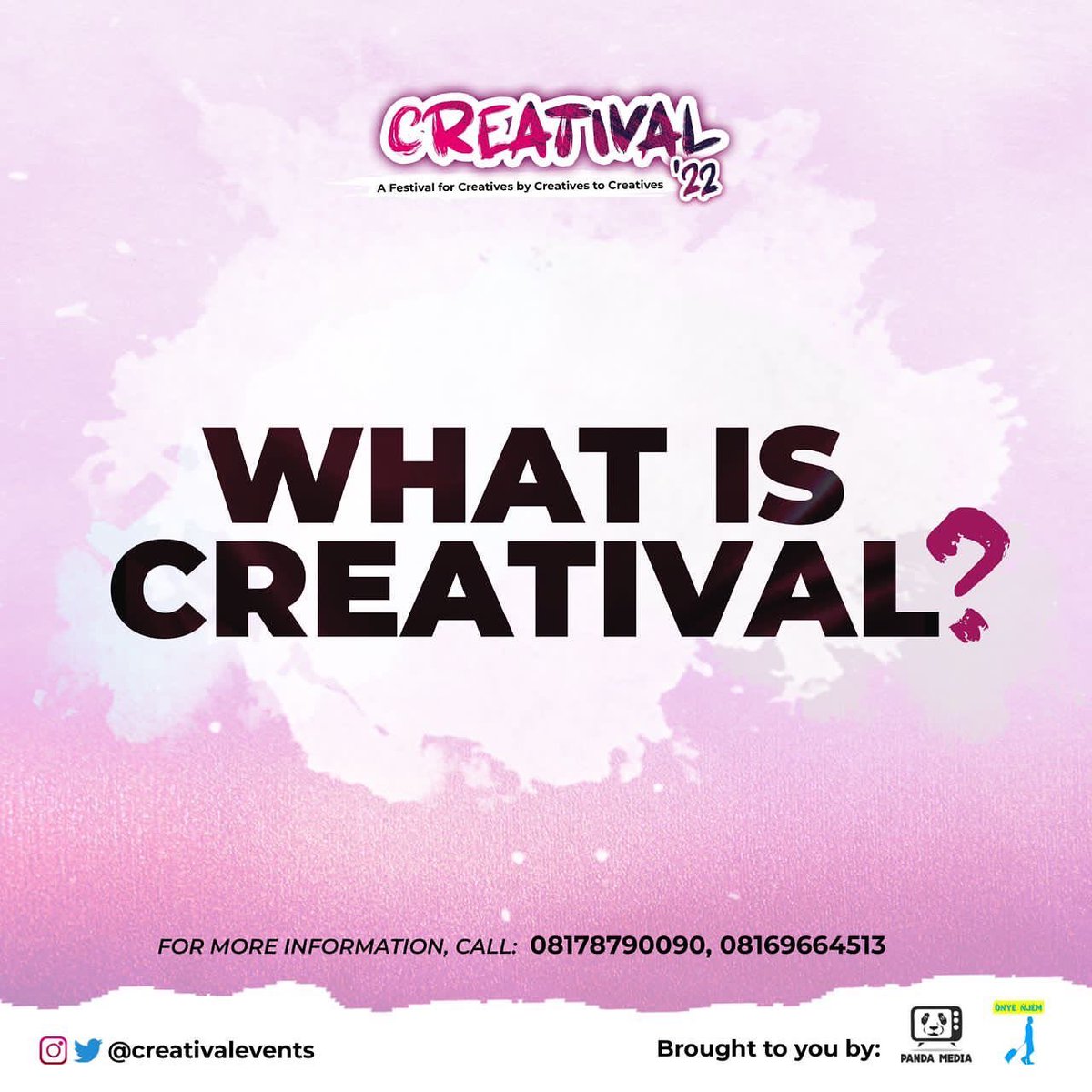 _badmanpanda's tweet photo. If you’ve been wondering, what creatival could be, here’s a sneak peek into what to expect.
But it’s all of the above and more! An event no creative wants to miss!!!
#creatival #creatival22 #creatives #live #faqs https://t.co/0DKFFotlgg