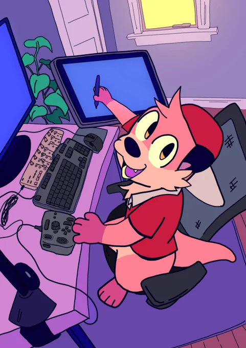 ive been really enjoying my Tourbox Neo that  sent me to try out! its a handy little controller that helps with art programs and anything that uses a lot of hotkeys #tourbox 