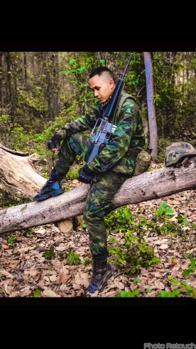 กอดหมอนนอนป่า #ทหาร