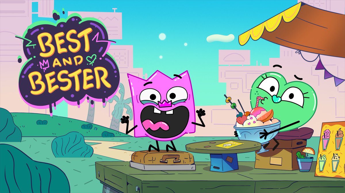 GeorgiaDussaud's tweet photo. “Best and Bester” launches this weekend, Saturdays and Sundays, on #nickelodeon at 7.30am (repeating at 4pm). Thank you to the wonderfully talented crew and cast who made this show so wonderful to work on and hilarious to watch! For a sneak peak head to: https://t.co/UF4VquPapv https://t.co/VQxfouI5jY