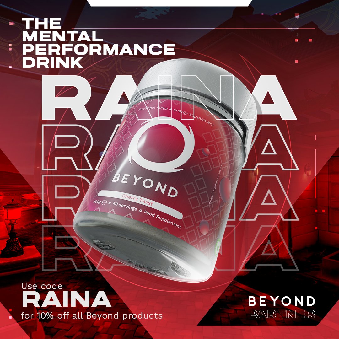 ItsRa1na's tweet photo. Looking to take your game to the next level?
Use code RAINA at checkout for 10% off all @beyondnrg products 🔥
#BeyondPartner #GatherTheStorm ⚡ https://t.co/WcUbv0OuE4