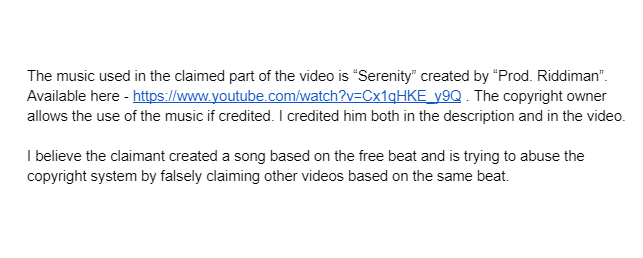 zbipio's tweet photo. Hey @routenote if you could stop claiming videos, because one of your proteges @AndrewJLamping used a free beat (not crediting the artist btw.) that'd be great π
#copyright #falsecopyrightclaim https://t.co/9pK2gNC68i